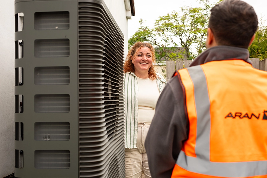 Aran Air Source Heat Pump Resident